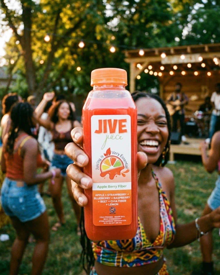Backyard festival — String lights & Apple Berry